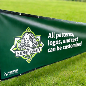 Custom Color Large Size Digital Print Outdoor Pvc Fence Mesh Advertising Banner with Grommets